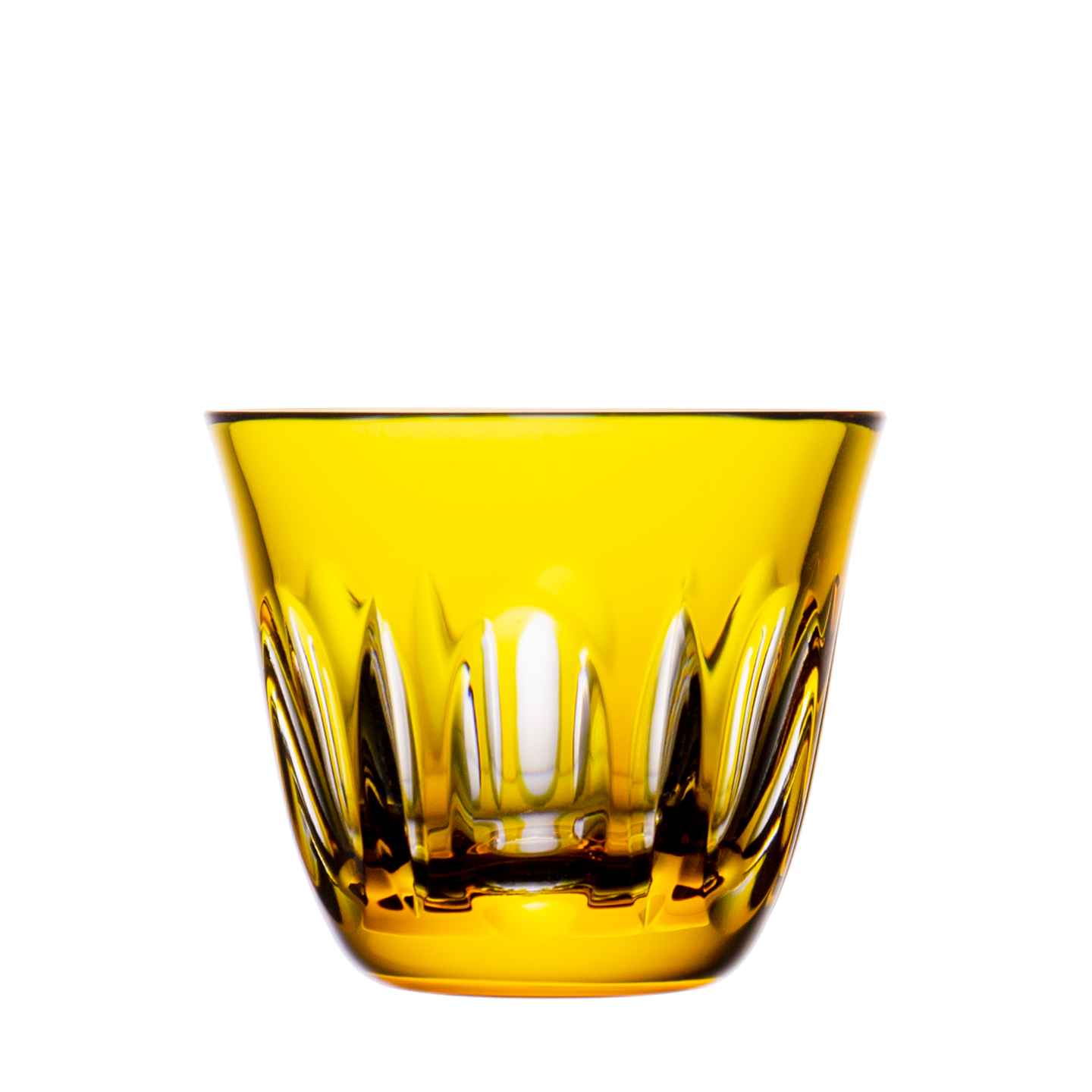 Orange Golden Shot Glass