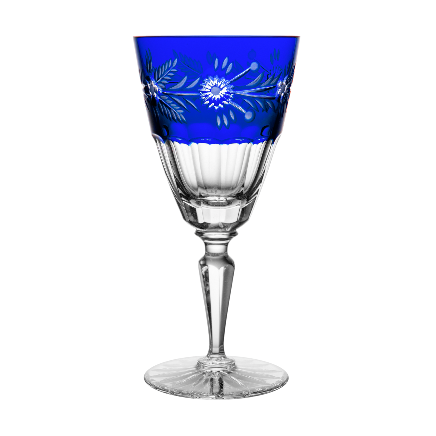 Cuneo Blue Large Wine Glass