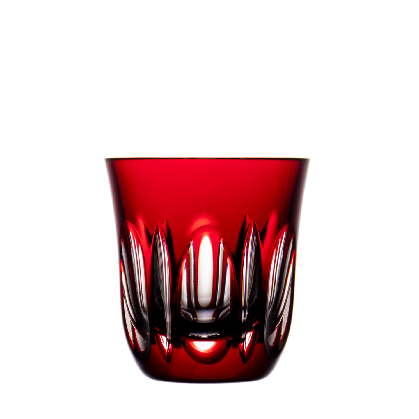 Orange Ruby Red Shot Glass