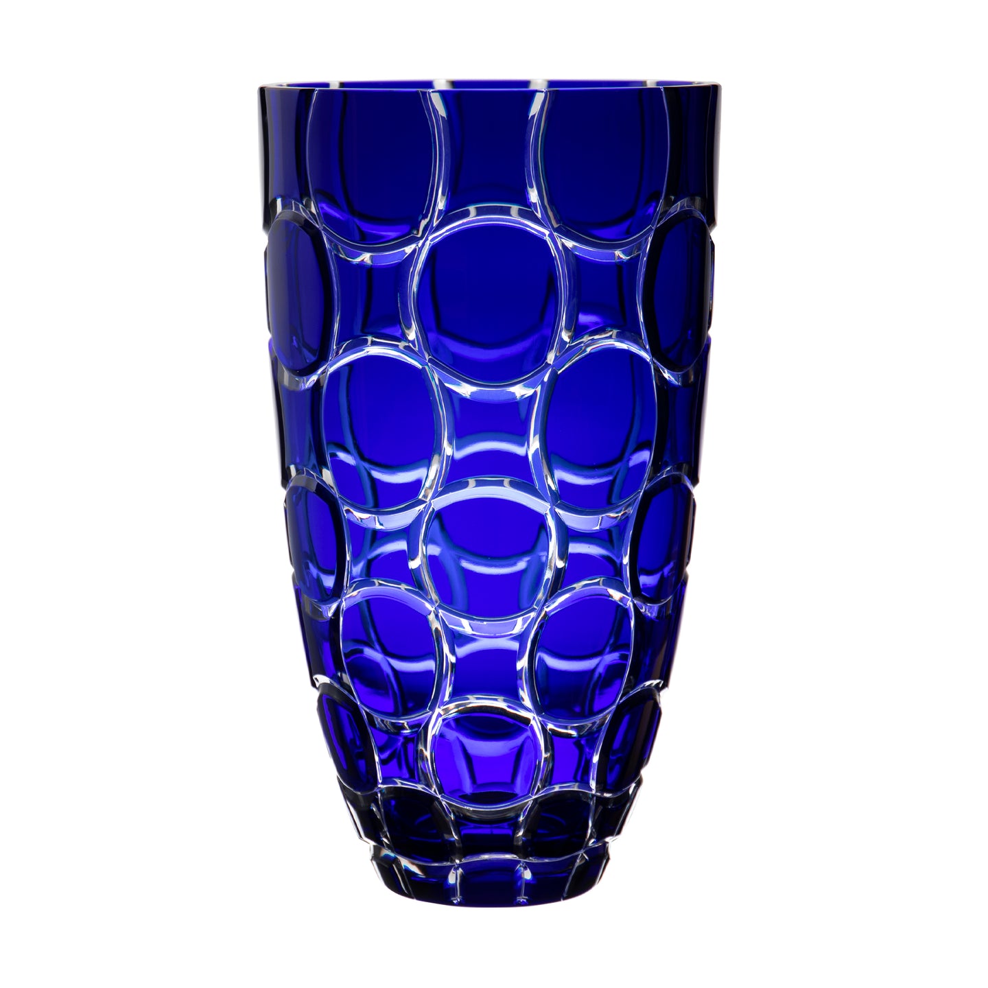Zoe Blue Vase 11.8 in