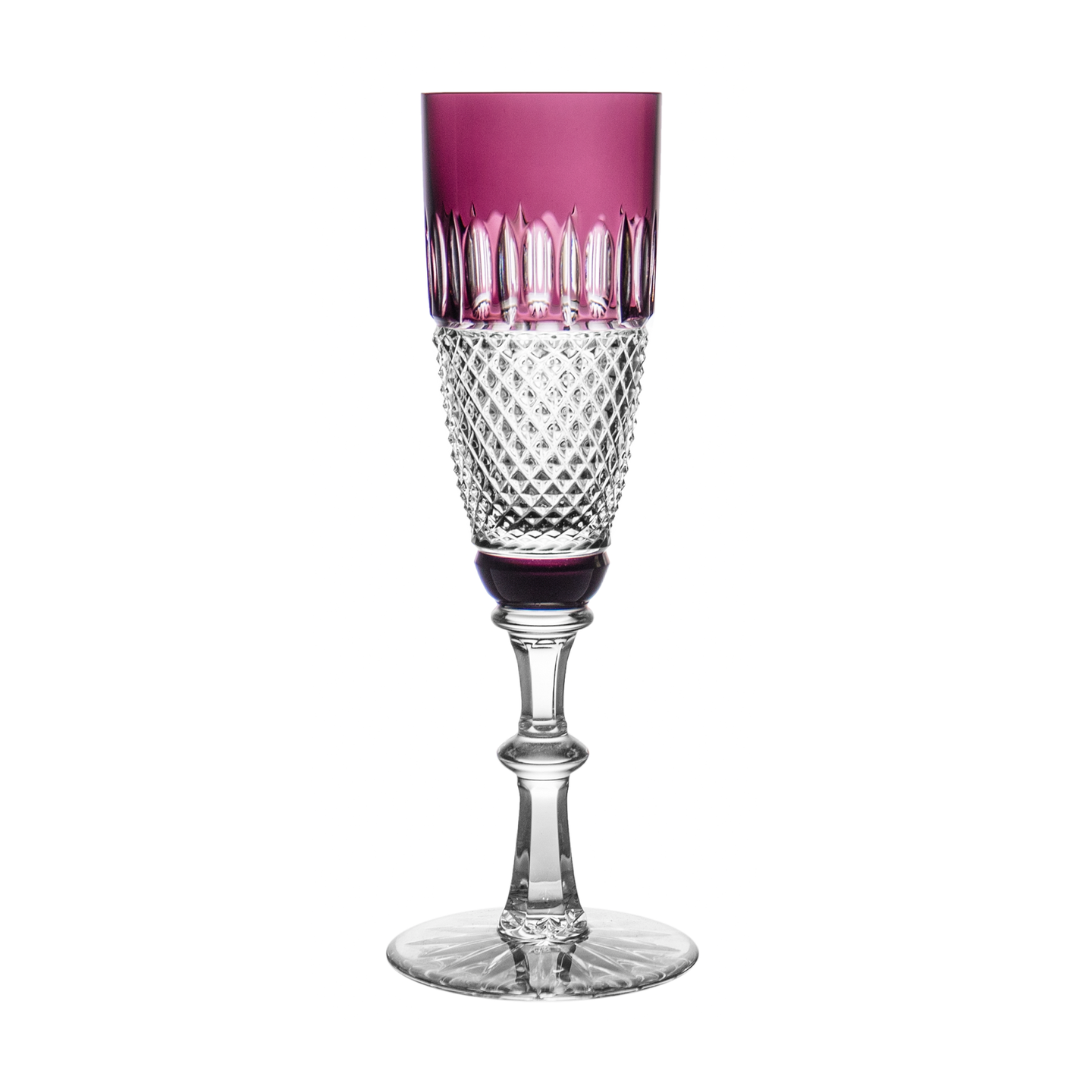 Ligures Purple Champagne Flute