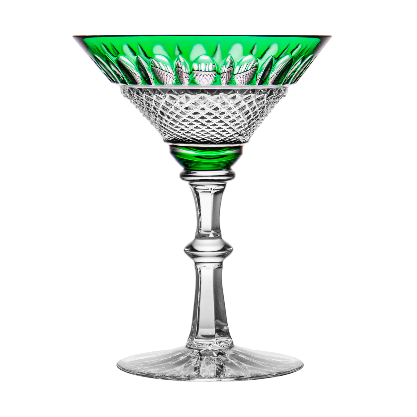 Ligures Green Martini Glass