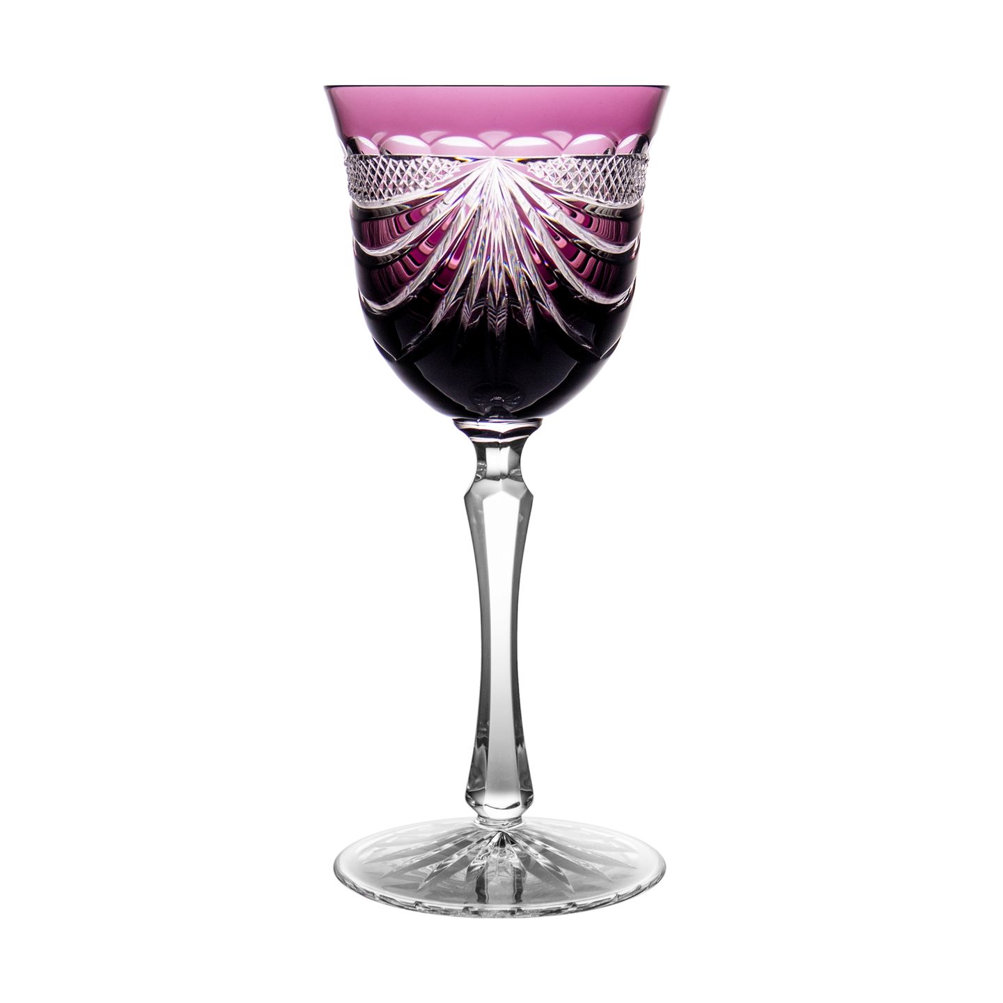 Champrosay Small Wine Glass in Amethyst Purple