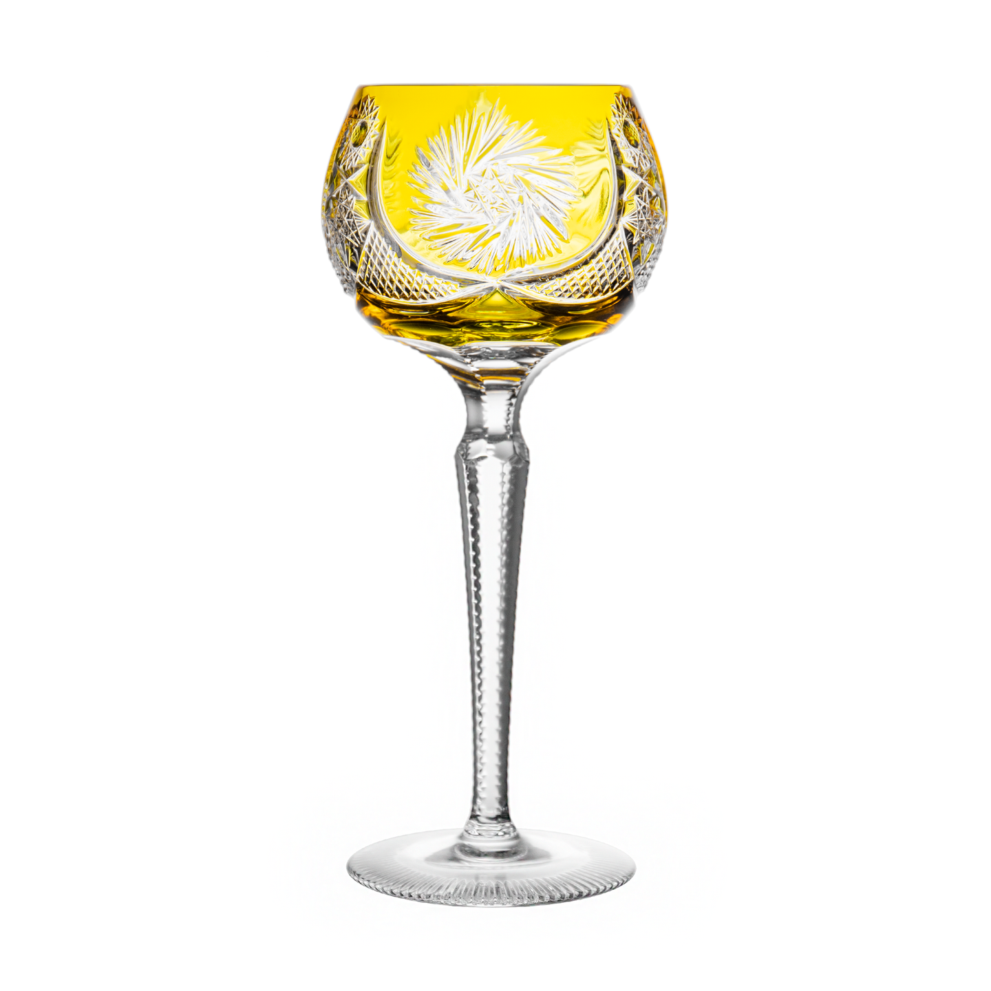 Ajka Crystal Albracca Golden Large Wine Glass