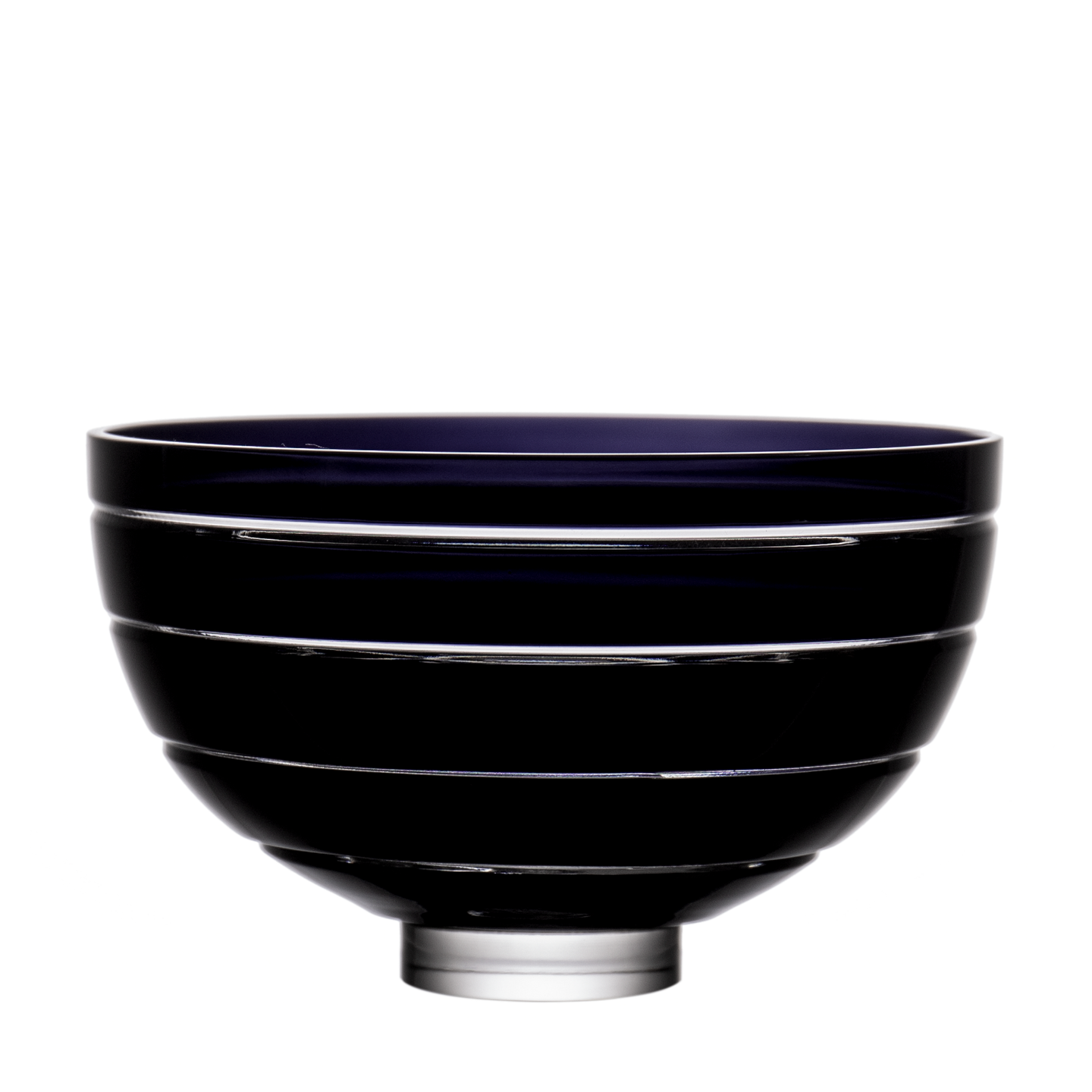 Ajka Crystal Renella Black Bowl 5.9 in