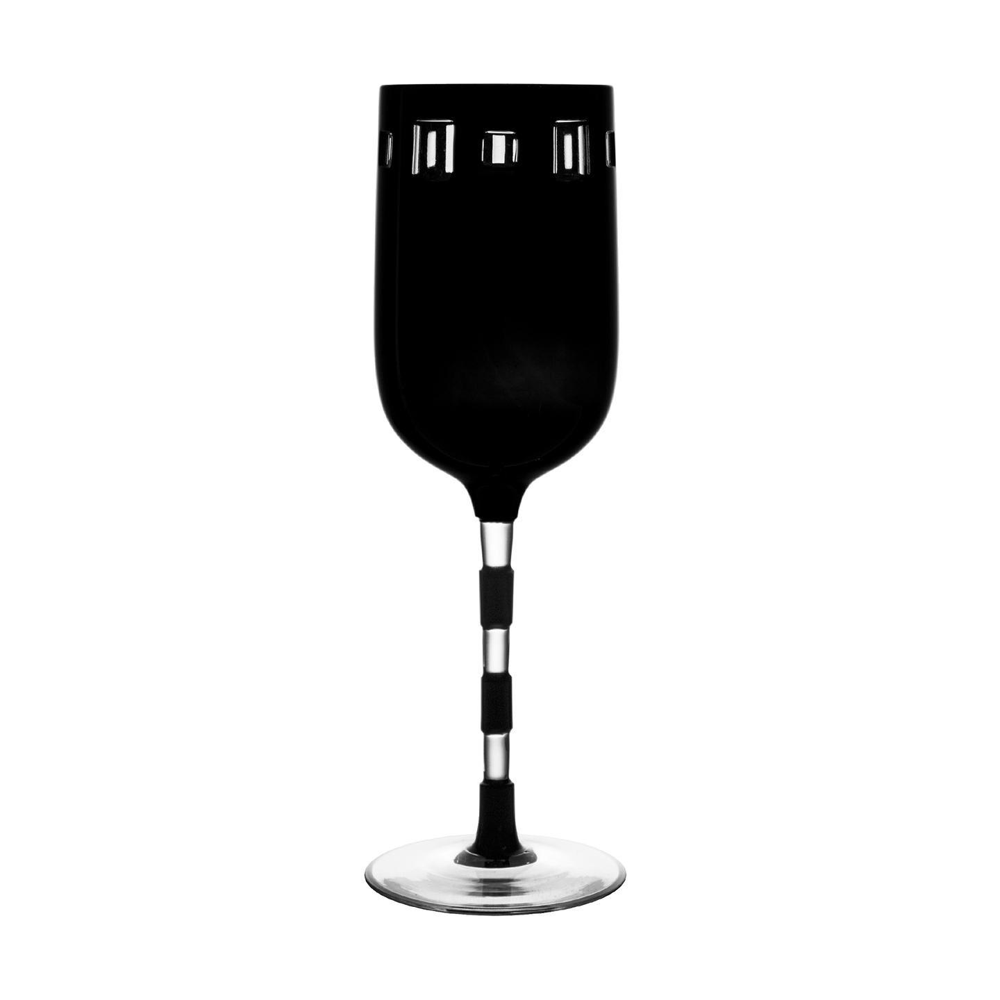 Ajka Crystal Reinheld Black Large Wine Glass 2nd Edition