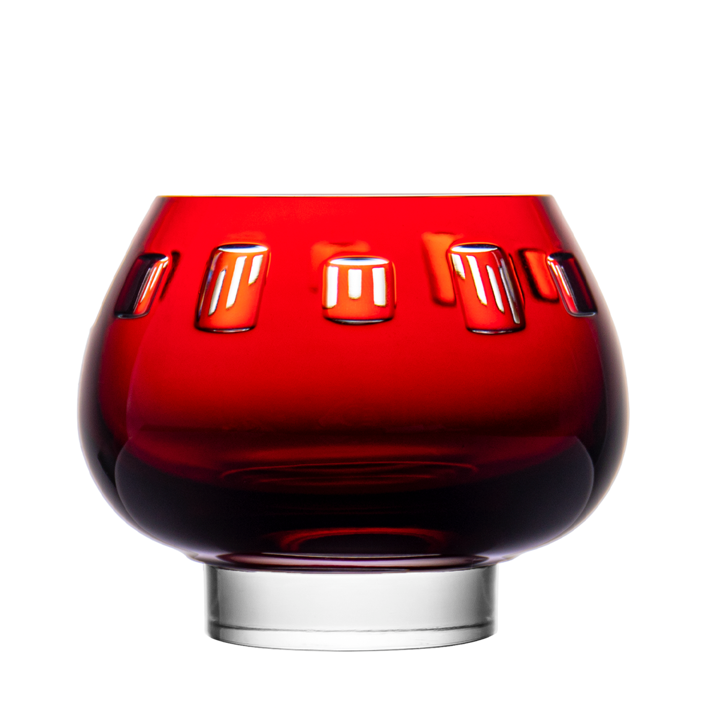 Ajka Crystal Reinheld Ruby Red Votive in Ruby Red 2nd Edition