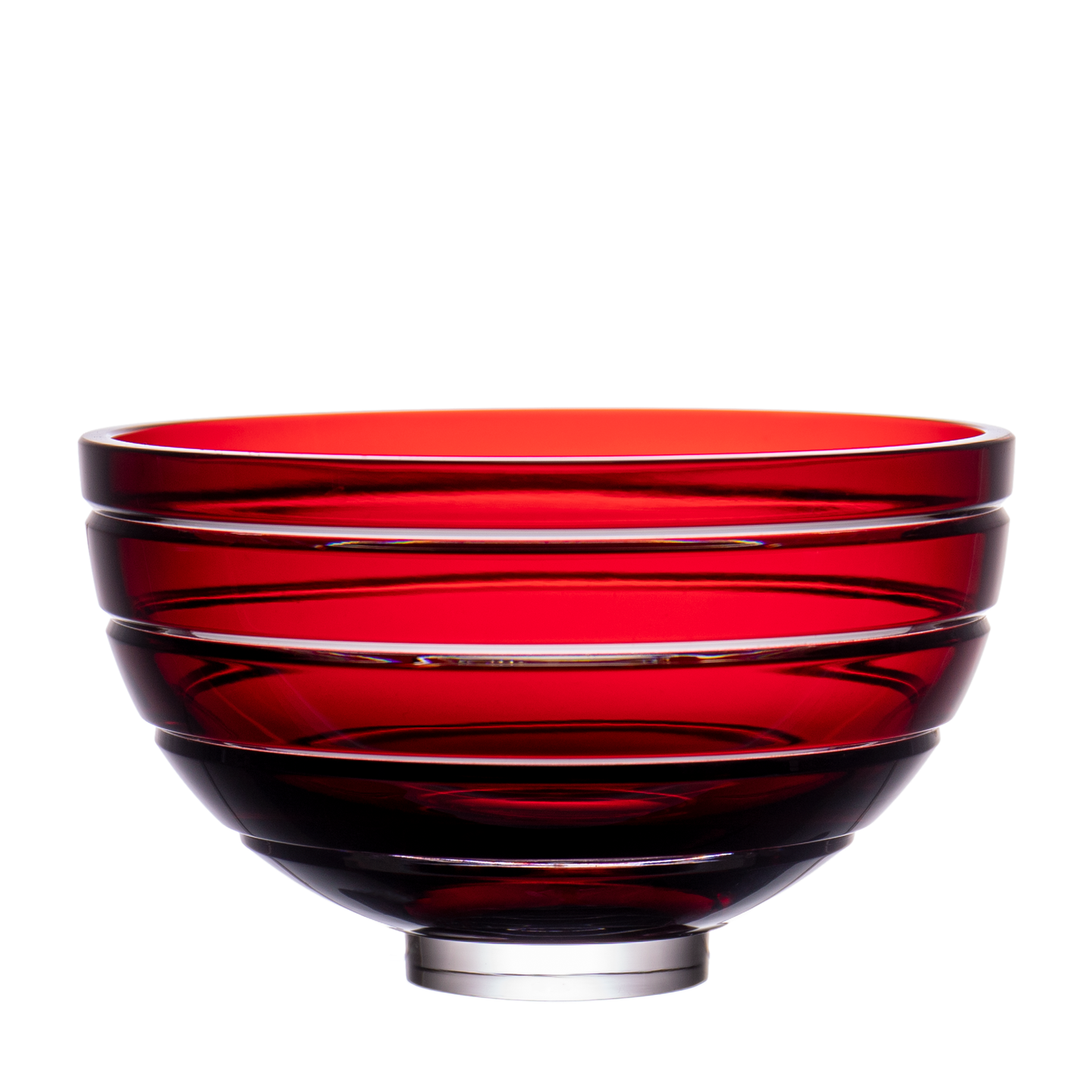 Ajka Crystal Renella Ruby Red Bowl 5.9 in