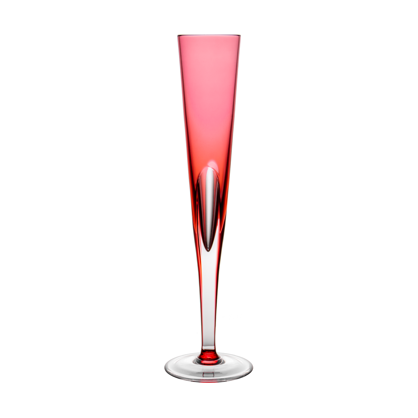 Eclipse Golden Red Champagne Flute