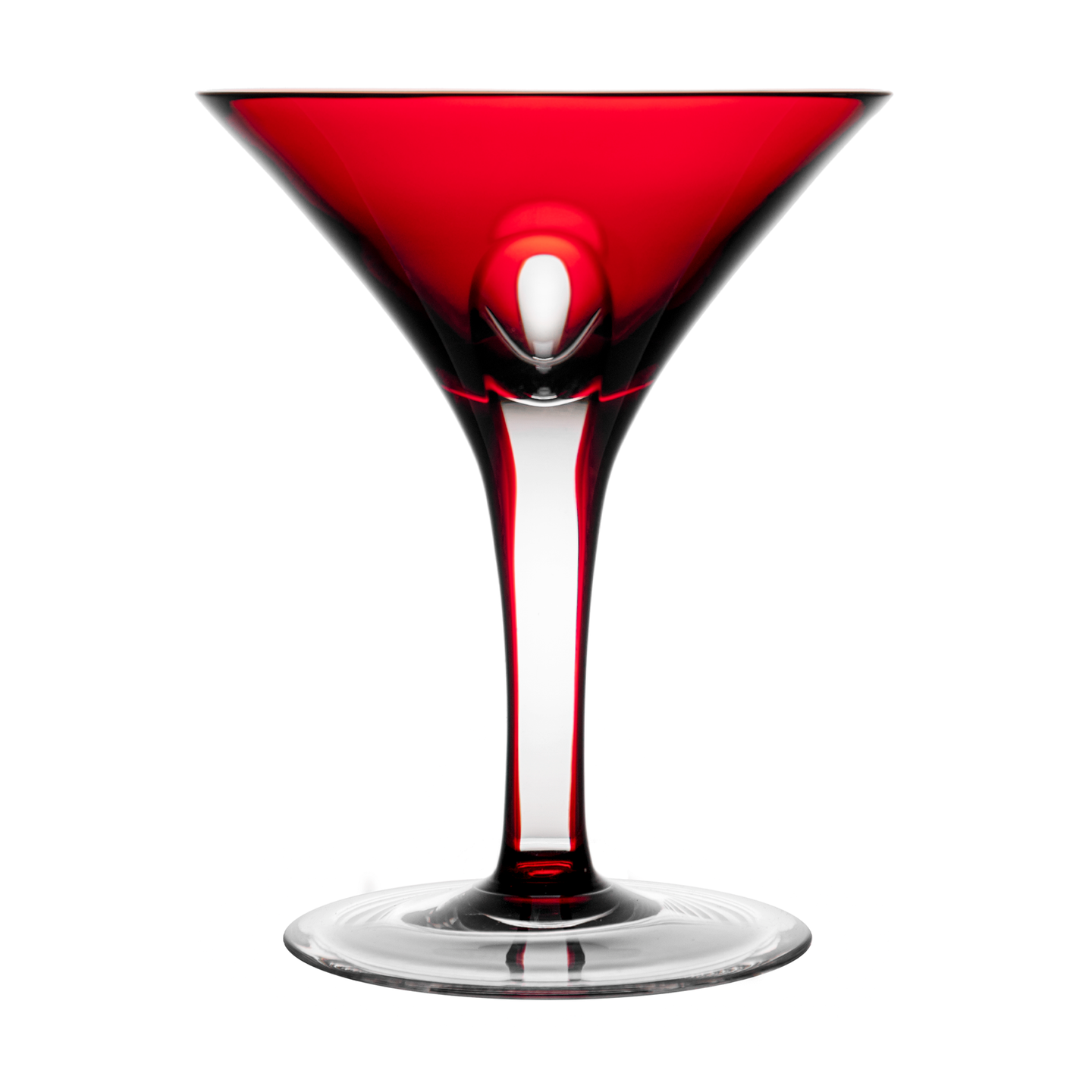 Eclipse Ruby Red Martini Glass