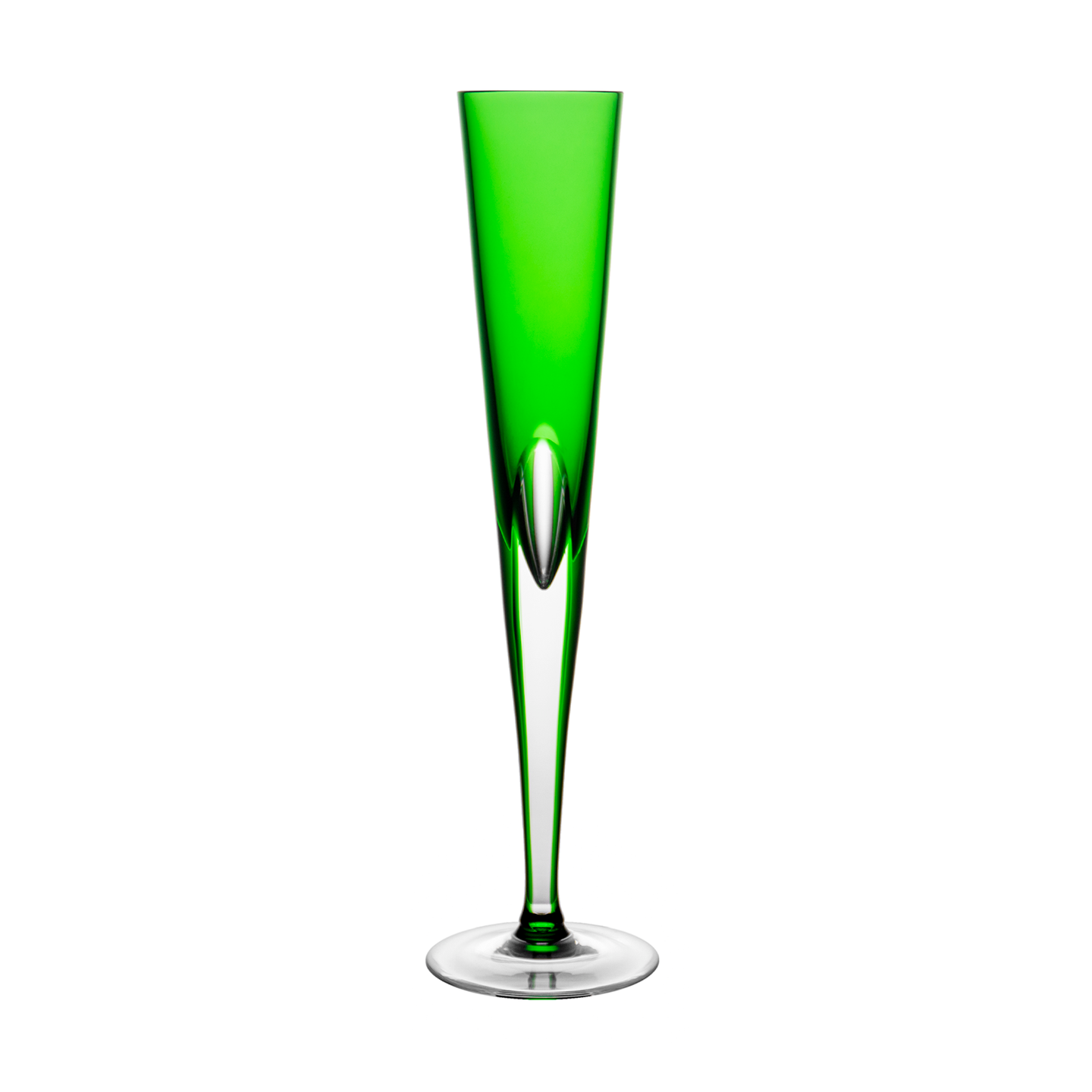 Eclipse Green Champagne Flute