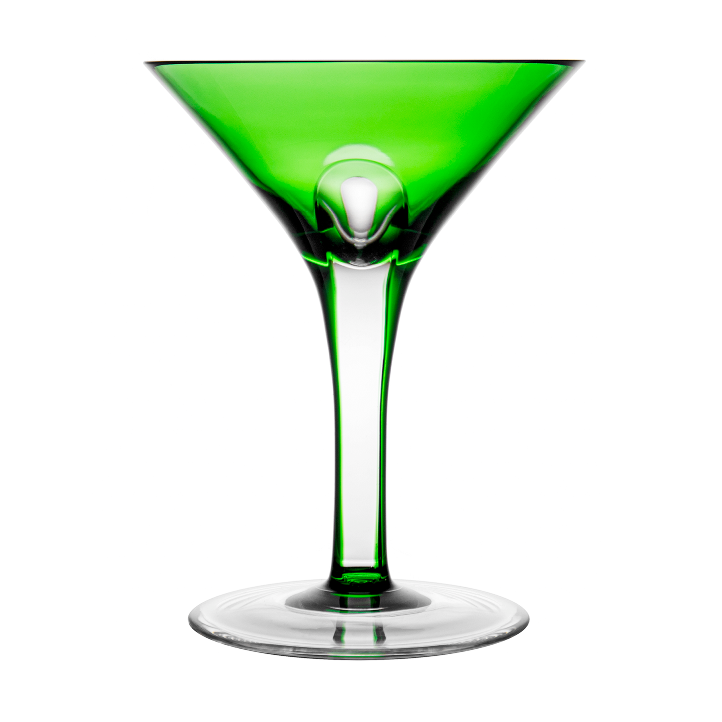 Eclipse Green Martini Glass