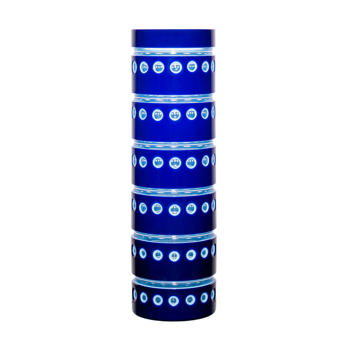 Wedgwood Titan Blue White Vase 7.9 in