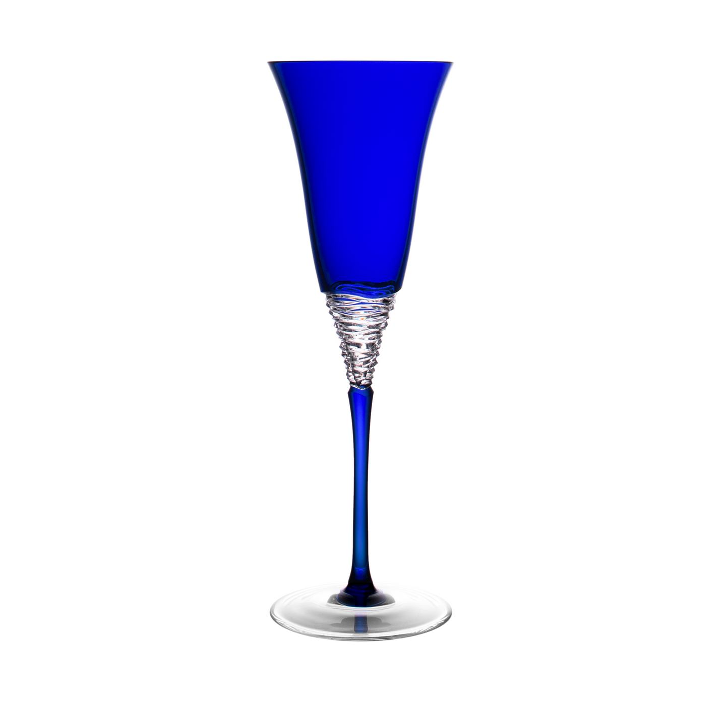 Benoite Blue Champagne Flute
